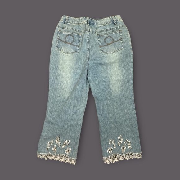 Chagall Vintage Y2K Embroidered Jeans - Picture 2 of 9